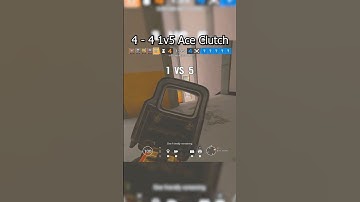 4 - 4 1v5 Ace Clutch #firstshort #r6 #r6siege #rainbowsix #rainbowsixsiege #champion #fyp
