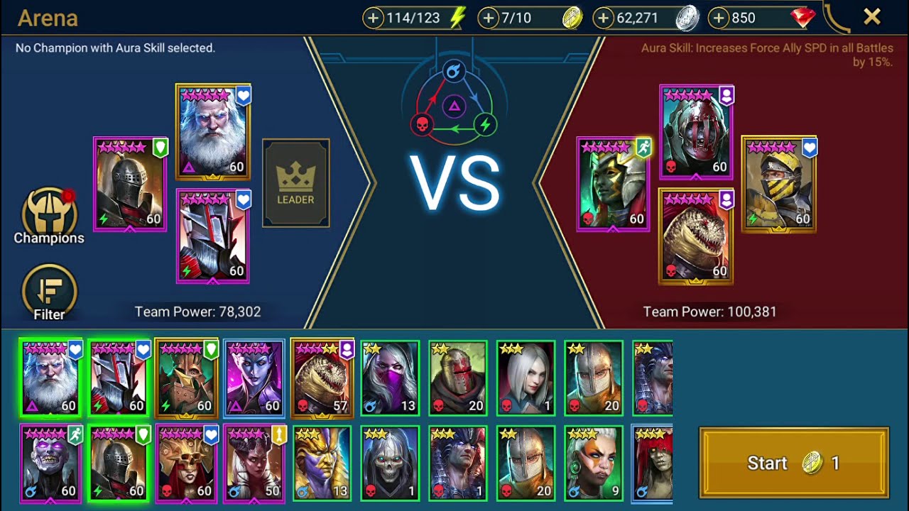 RAID: SL \ L'arena PvP