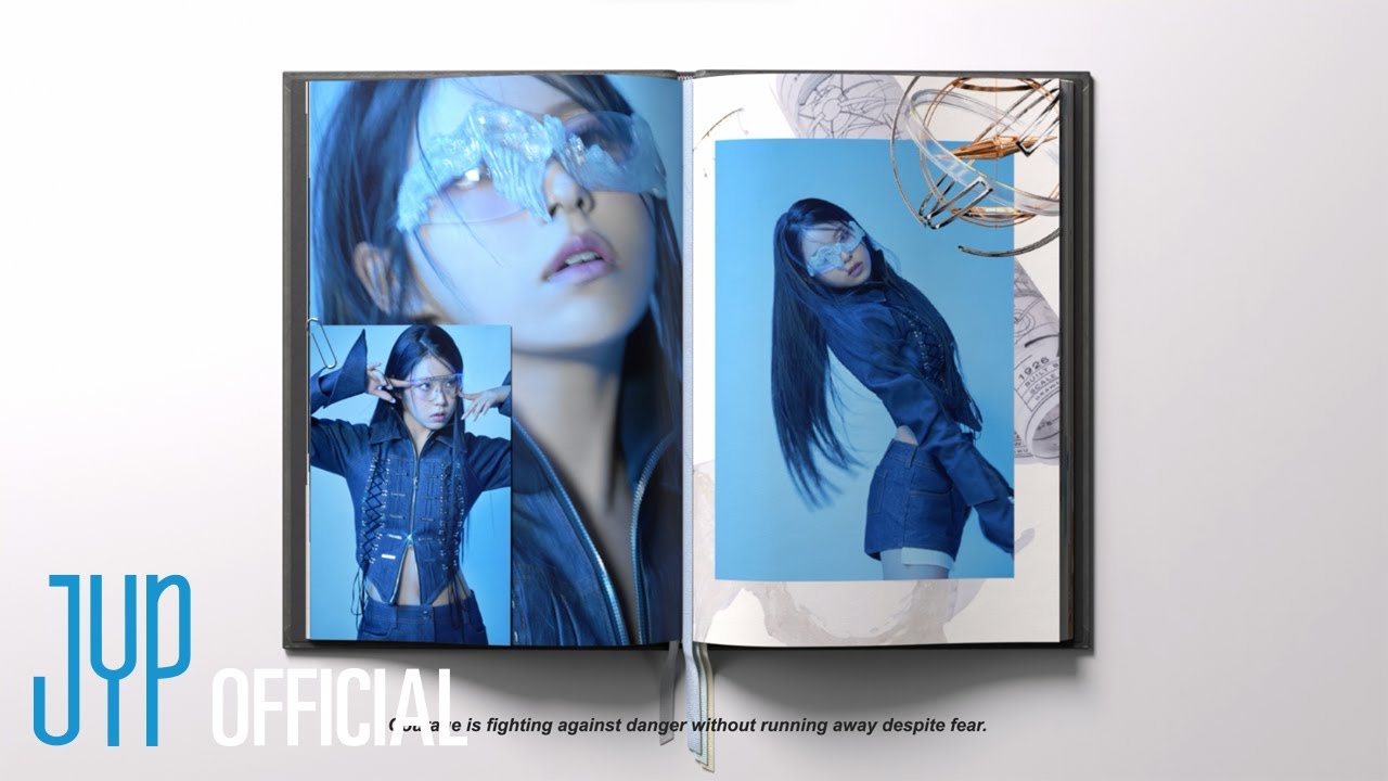 NMIXX 1st EP 'expérgo' Concept Book: Audentia #규진 #KYUJIN - YouTube