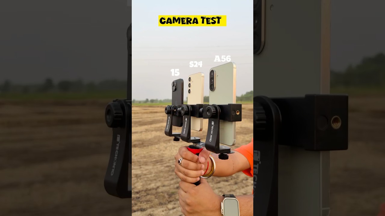 iPhone 15 vs s24 vs A56 camera comparison 🔥