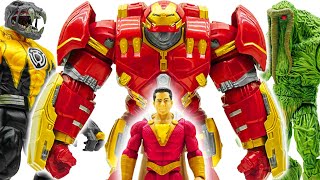 Hulkbuster &amp; Shazam Team Up To Defeat Arkillo &amp; Swam Thing~! Toys Play Time Pretend Play In Action