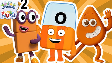 The Best Orange Characters | Learn to Read, Count and Learn Colours | @Blocks-Universe