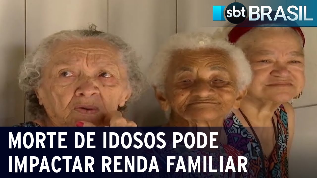 Morte de idosos na pandemia pode alterar renda das famílias brasileiras | SBT Brasil (12/03/22)