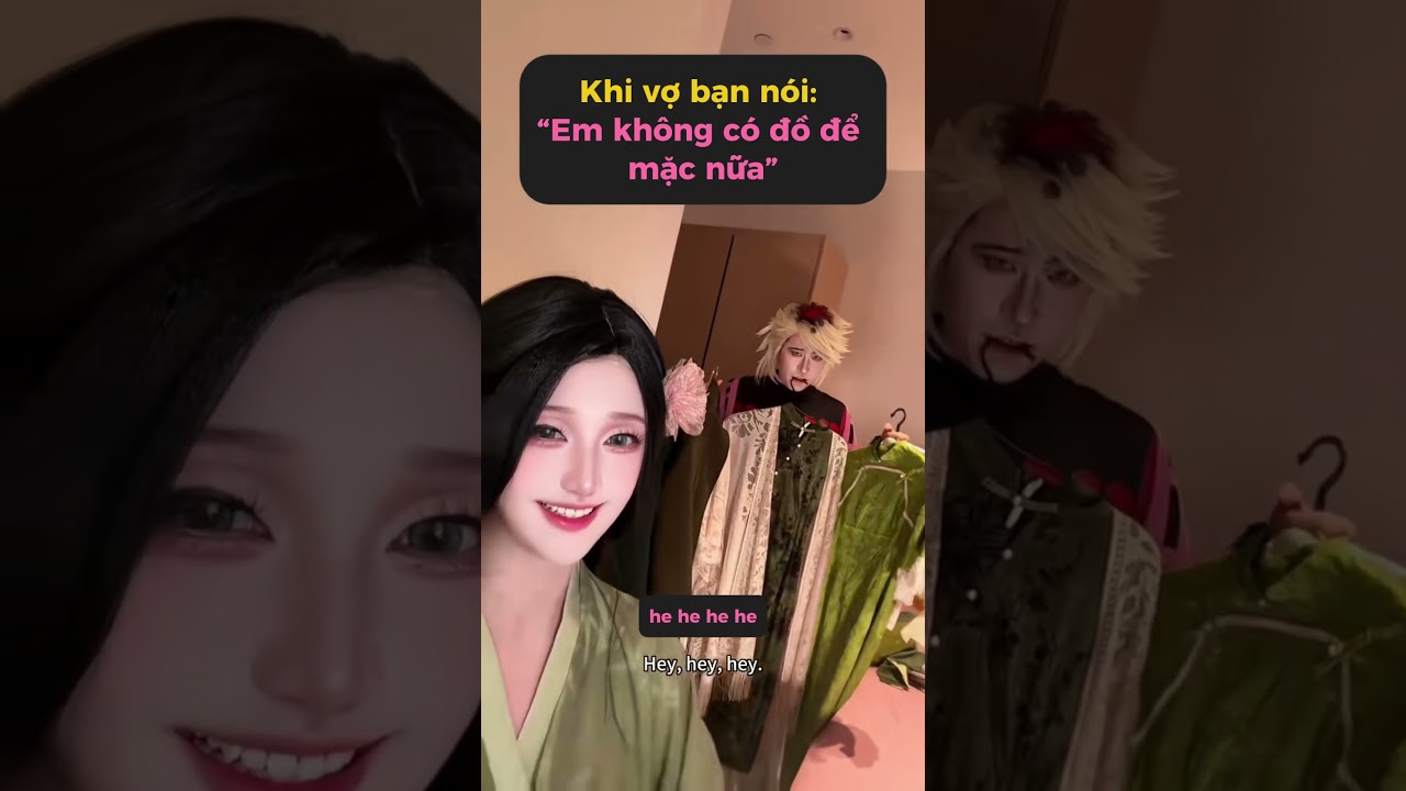 Ông già nhà tôi đúng là mê mua quần áo cho vợ! #meowcosplay #shorts