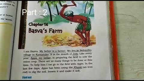 Subject : EVS , CLASS : 4 , Chapter : 14 , Basva