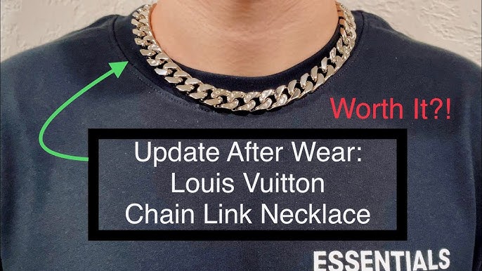 louis vuitton monogram party necklace