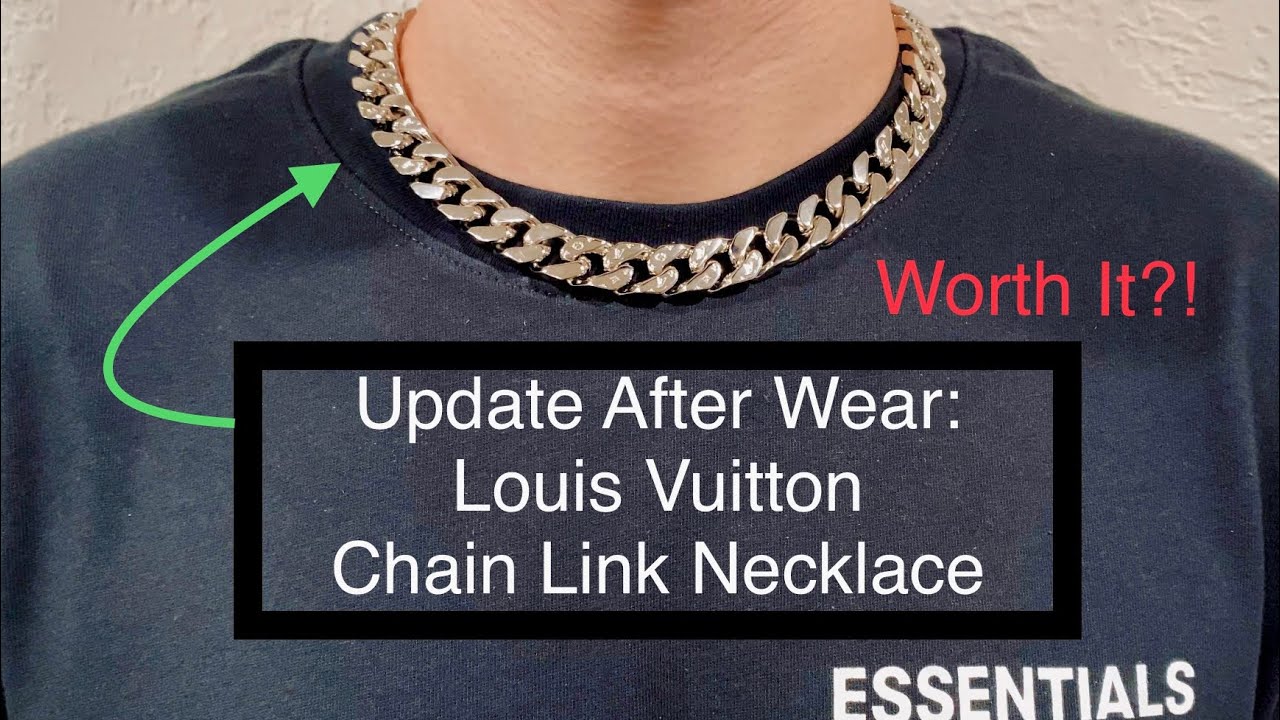 Update After 6 Months: Louis Vuitton Chain Links Necklace Review (Worth It?  Watch Before You Buy) 