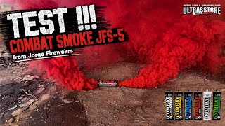 Combat Smoke Jfs-5 Red Test - Jorge Fireworks