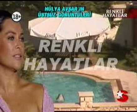 hülya avşar üstsüz yakalandı