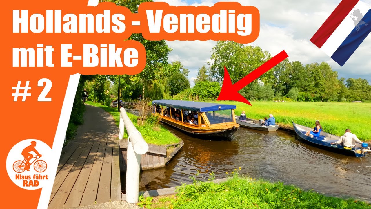 Holland Radreise durch "Klein Venedig", in Giethoorn
