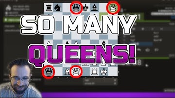 Four Queens on the Board! | Geller Gambit Blitz Game (Slav Defense)