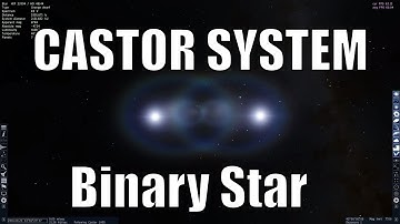Universe Sandbox 2/Space Engine - CASTOR solar system