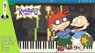 Rugrats - Intro【Opening, OST, Theme Song】(Piano Cover) + Sheets & Midi