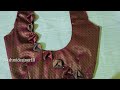 Latest Back Neck Design Cutting and Stitching | Simple &amp; Stylish Blouse Neck Design#viralvideo 