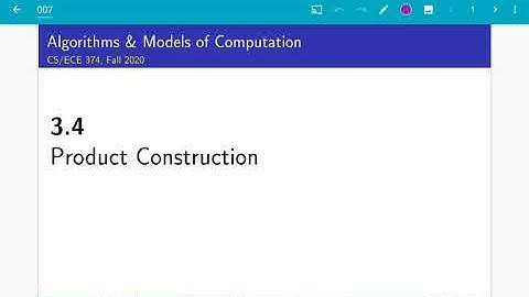 UIUC CS 374 FA 20: 3.4. Product construction for DFAs