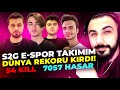 S2G E-SPOR TAKIMIM TURNUVADA DÜNYA REKORU KIRDI!! 54 KILLS! | PUBG MOBILE