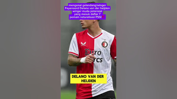 🟢 Delano van der heijden,winger muda Feyenoord incaran PSSI‼️ #timgaruda #football #sobatgaruda