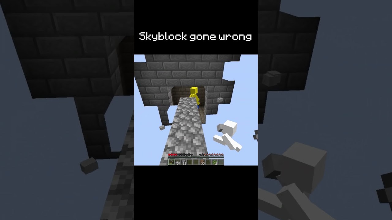 This skyblock is strange 