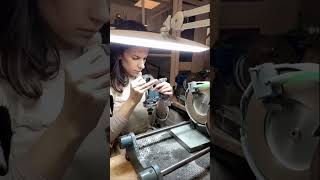 Victoria cuts a Tanzanite while Iām traveling
Victoria cuts a Tanzanite while Iām traveling Victoria cuts a Tanzanite while Iām traveling