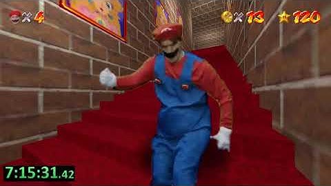 (Jerma985 Green Screen) Jermario 64 Speedrun WORLD RECORD (Any%)