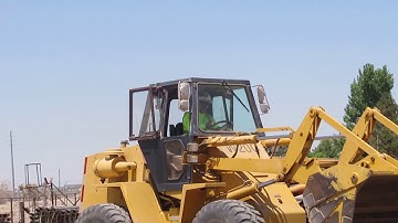Digging a Trench with the Case Wheel Loader By Operator Hanley