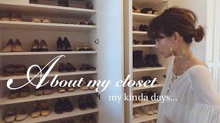About my closet, storing clothes, bags, shoes, accessories. I will also be shown for the first time!