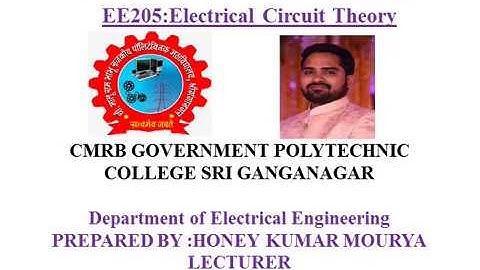 EE-205 ELECTRICAL CIRCUIT THEORY ,Ch-4, BASICS OF LAPLACE TRANSFORM , By Honey Kumar Mourya