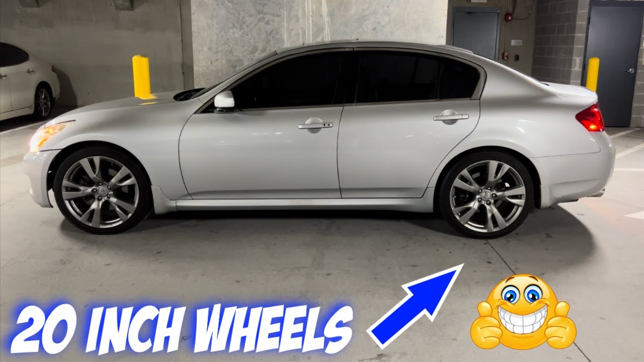 I Put 20 Inch M37S Wheels On My Infiniti G35S From Copart! - YouTube