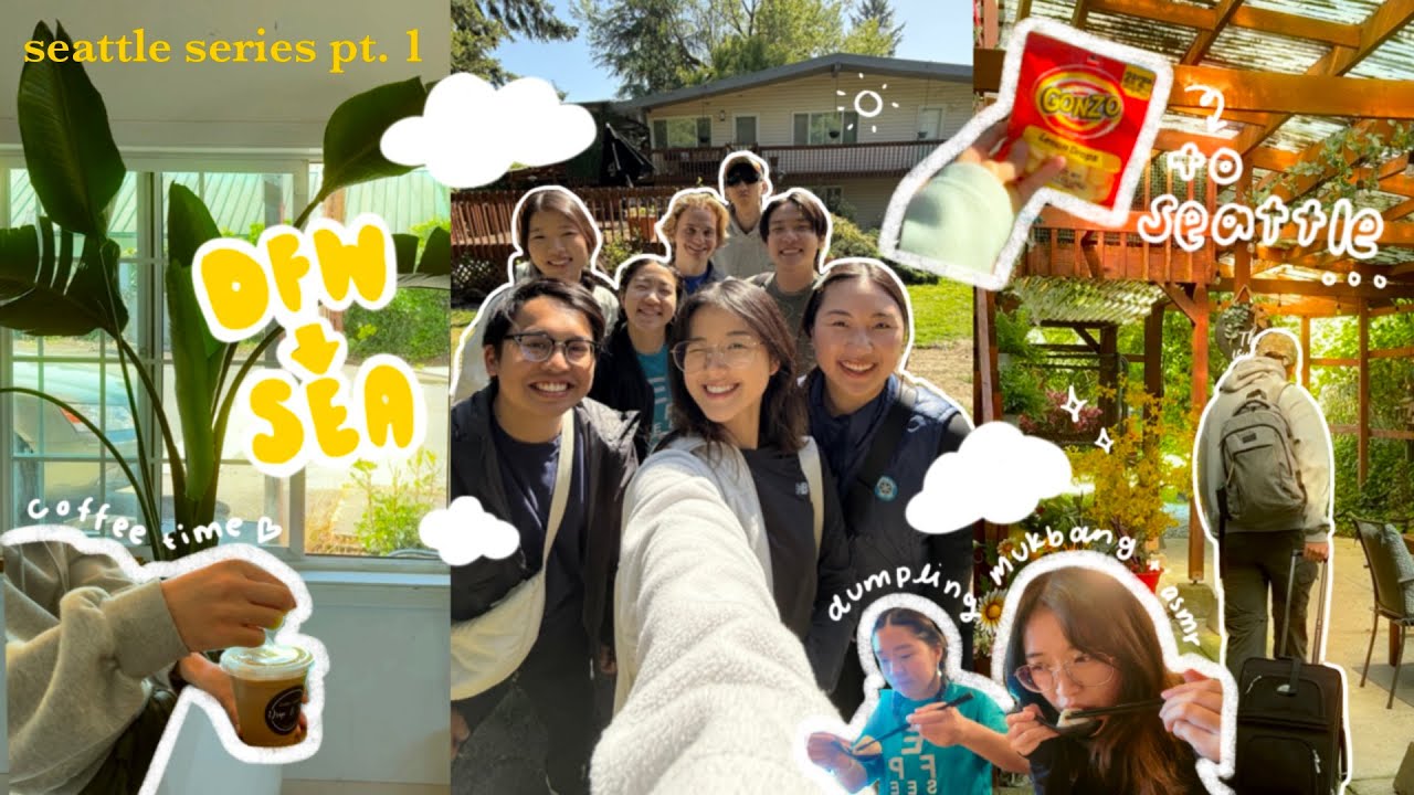 🏔️ seattle pt. 1 | traveling, coffee, & shopping