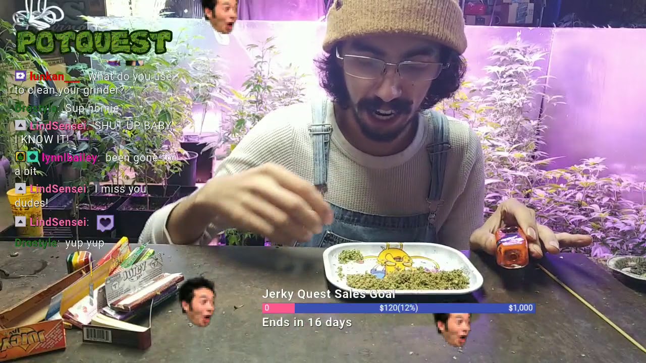 (18+) Super Mario Fire Flower Joint ~ Joint Rolling Party ~ !jerky Quest 4/20
