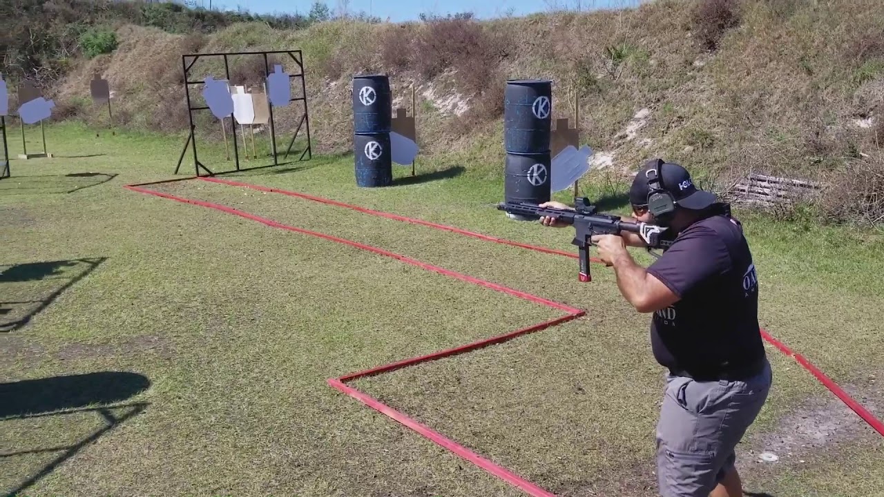 Shooting a match with Angstadt Arm UDP-9 and  Holosun 510c