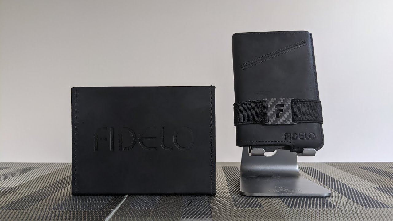 FIDELO Minimalist Wallets Card Wallet - Hybrid RFID Wallets for