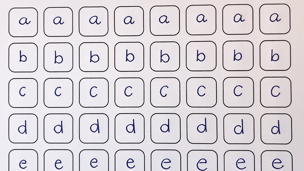 Practice English Alphabets| ABCD kaise likha hai| Handwriting Practice 