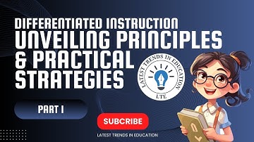 Principles of Differentiated Instruction: A Comprehensive Guide part 1 #latest #trends in #education