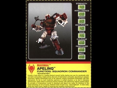 Transformers Toy Review - Botcon 2000 Apelinq - YouTube