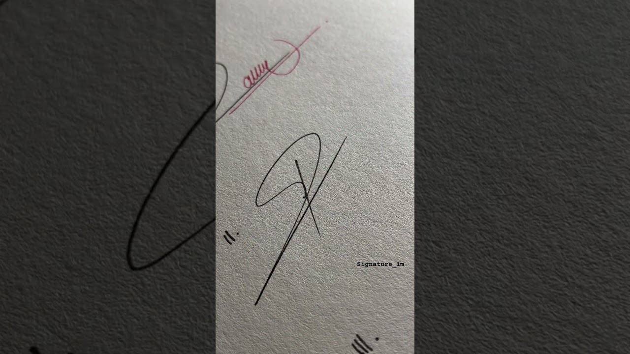 How to sign the letter R?❤️