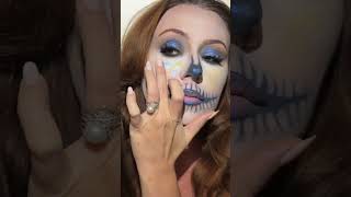 🎃 Makeup Inspo 💀💙✨ Dark Dreamscape Highlighter 💙✨ Resimi