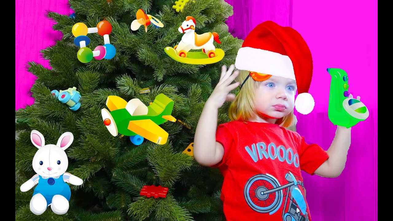 Видео масики. Масики Новогодняя. 10:13 Фёдор наряжает ёлку своими игрушками. Видео для детей. Как нарядить Федору.