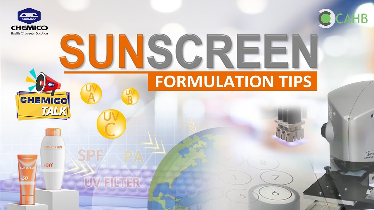 formulation คือ  Update  Sunscreen Formulation Tips