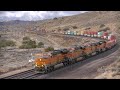 BNSF Cajon Sub East of the Pass- Different angles, Meets, UP action and More!