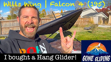 I bought a Hang Glider! | Intro to My First Glider “Toothless”  | Will’s Wing Falcon 4 195