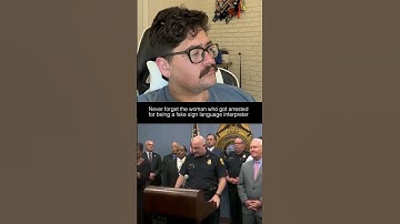 Fake sign language interpreter