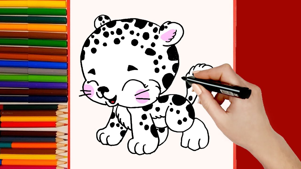 How to Draw Snow Leopard - thptnganamst.edu.vn