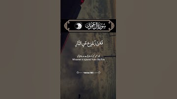 سورة آل عمران #قرآن #اكسبلور #راحة_نفسية