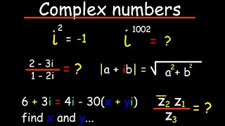 Complex numbers full review - practice questions