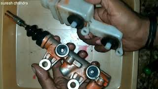 Brake Master Cylinder Repair | Bajaj Auto rickshaw | brake master cylinder kit change |4stoke 2stoke