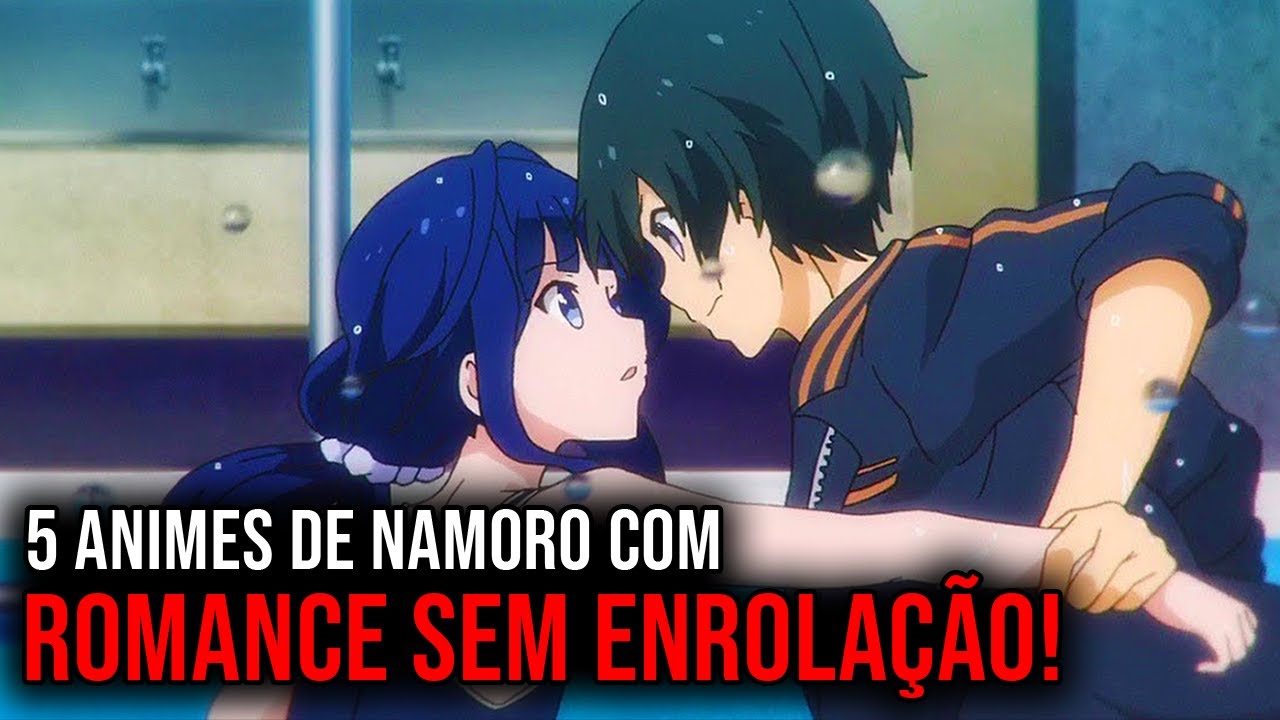 5 ANIMES COM ROMANCE COM BEIJOS! 