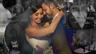 UMA HISTÓRIA DE AMOR ♥ ALINE &amp; FILIPE | Casamento perfeito, Cerimônia emocionante e Festa animada