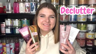 Bath and Body Works Body Cream Collection and Declutter