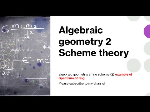 algebraic geometry: affine